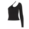 haut asymétrique noir body en ligne