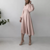 robe cocktail blanc écru dos nu femme robe chic soirée