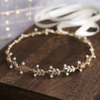 headband feuilles dorées accessoire cheveux mariage demoiselle d'honneur