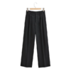 pantalon noir taille haute femme