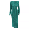 robe longue verte noël nouvel an 2023 en ligne pas chère chic