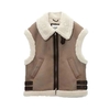 Gilet-sans-manches-en-Patchwork-pour-femmes-manteau-ample-et-pais-revers-hauts-chics-de-rue