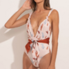 maillot de bain rétro chic femme rose