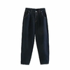Wixra-Pantalon-large-en-denim-taille-haute-d-contract-pour-femme-collection-automne-hiver