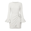 Wixra-Mini-robe-moulante-pour-femmes-avec-ceinture-col-rond-dos-fermeture-clair-manches-longues-vas
