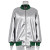 bomber argenté femme blouson tendance