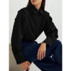 chemisier noir chic femme