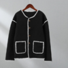 veste noire patchwork hiver femme pas cher