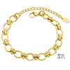 bracelet plaqué or chic raffiné