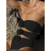 Maillot de bain une pièce noir sexy femme