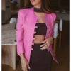 veste rose pour femme
