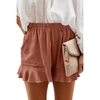 Nouveaut-femmes-t-volants-Shorts-mode-couleur-unie-Shorts-chauds-femme-dames-taille-haute-jambe-droite