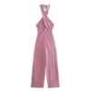 combinaison rose femme printemps été