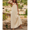 robe longue à bretelles