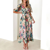 Robe-Longue-Pliss-e-Manches-Bouffantes-pour-Femme-Tenue-de-Soir-e-D-contract-e-Imprim.jpg_640x640