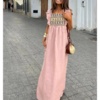 robe longue imprimée bohème
