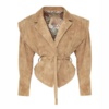 veste en daim beige tendance hiver 2025