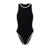 Maillot 1 pièce noir blanc Angele (3)