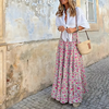 jupe longue fleurie tendance printemps été