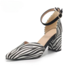 chaussures à talons zèbrées