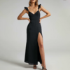 robe de soirée noire dos nu