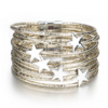 bracelet multi rang cordon étoile