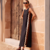 robe d'été longue noire casual chic