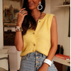 Gilet sans manche Tessa jaune