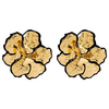 Boucles d'oreilles Calliopé gold black