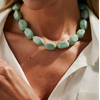 Collier de perles Anouk vert