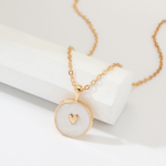 collier pendentif lune étoile rose bijou fantaisie doré pas cher la selection parisienne 1