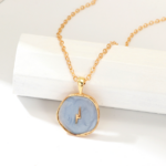 collier pendentif lune étoile rose bijou fantaisie doré pas cher la selection parisienne 4