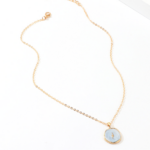 collier pendentif lune étoile rose bijou fantaisie doré pas cher la selection parisienne 10