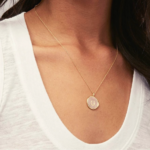 collier pendentif lune étoile rose bijou fantaisie doré pas cher la selection parisienne