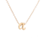 collier initiale lettre doré bijou fantaisie cadeau femme 2