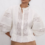 blouse blanche brodée femme boho la selection parisienne