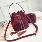 sac sceau effet daim bordeau pas cher la selection parisienne