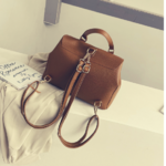sac à main dos bandoulière imitation cuir haut de gamme la selection parisienne marron multifonction