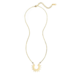 collier pendentif doré boho chic soleil bijou fantaisie femme pas cher en ligne 1