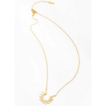 collier pendentif doré boho chic soleil bijou fantaisie femme pas cher en ligne 2
