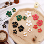 boucles doreilles florales blanches bohème chic originales bijou fantaisie pas cher 2