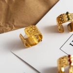 bague dorée ajustable redimensionnable acier inoxydable bijou femme chic bohème la selection parisienne pas cher 5