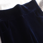 legging velours bleu pantalon femme tendance confortable en ligne pas cher 2