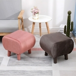 Nordique-m-nage-bois-massif-tabouret-carr-changement-de-chaussure-tabouret-flanelle-tissu-arrondi-conception-portante