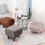 Nordique-m-nage-bois-massif-tabouret-carr-changement-de-chaussure-tabouret-flanelle-tissu-arrondi-conception-portante