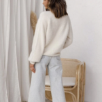 cardigan blanc mohair femme gilet hiver vetement pas cher tendance en ligne 3