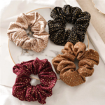 chouchou scrunchie imprimé accessoire cheveux tendance la selection parisienne boutique