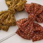 barrette noeud liberty accessoire cheveux tendance parisienne inspiration