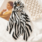 chouchou foulard foulchie imprimé léopard accessoire cheveux tendance 3