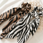 chouchou foulard foulchie imprimé léopard accessoire cheveux tendance parisienne